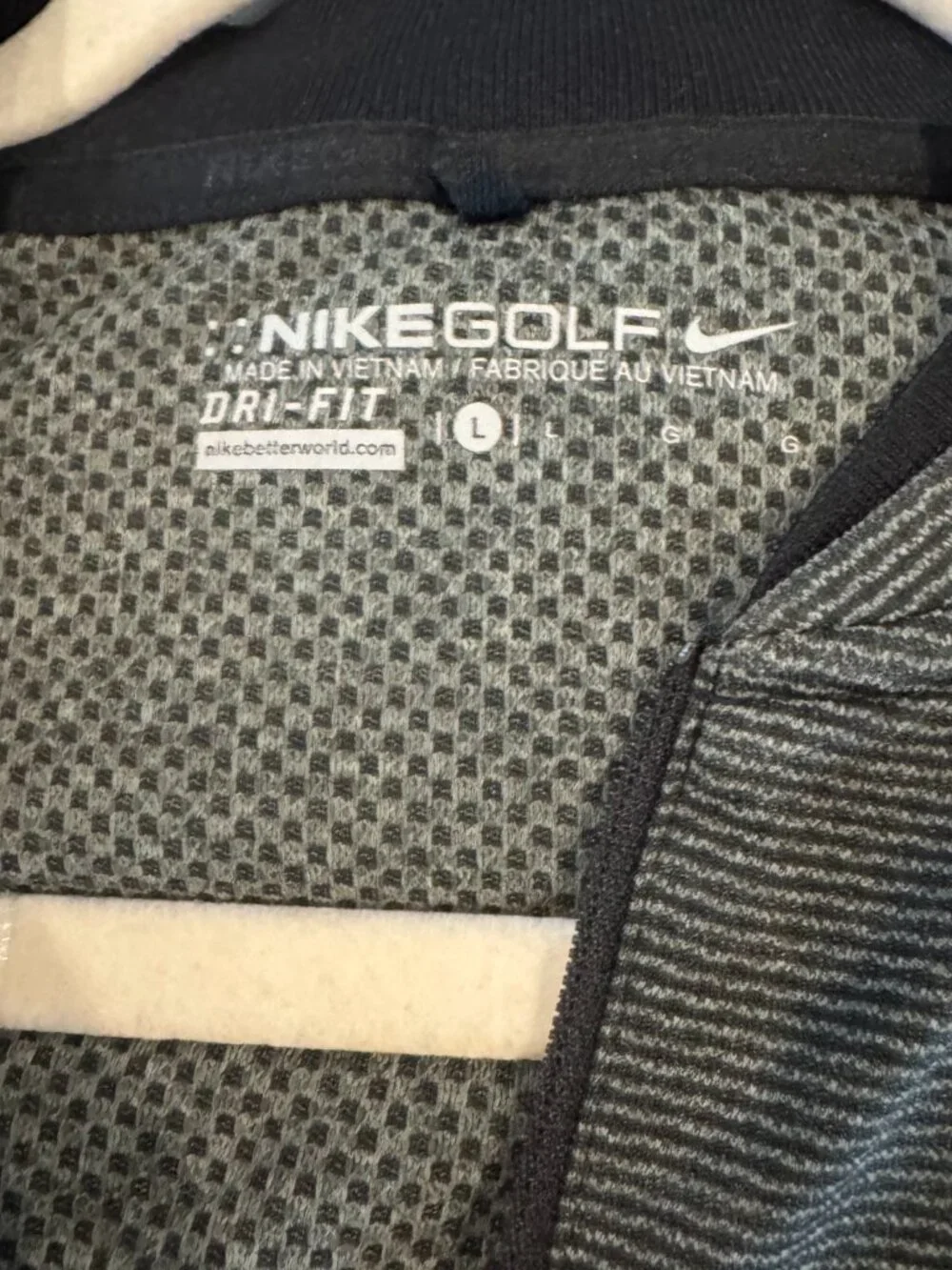 Nike Golf Dri-FIT Half-Zip Top Shirt Golf Men Pullover Charcoal Grey 833278-010